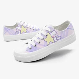 Amy and Michael Original Designers Sneakers Lovely Cute Girls Students Anime Hand Painted Canvas Shoes Casual Flat Trainers