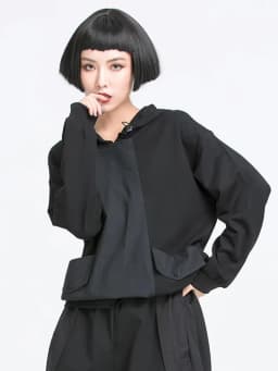 Amax luluE European Style Ladies Summer Black Sweatshirts Womens Leisure Punk Fashion Hoodies Hooded Vintage Oversized Clothes