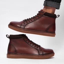 ZFTL Men's Ankle Boots Basic Boots Man Ankle Boots Genuine Leather Big sizeNew 2025 Casual Lace up Booties Cowhide