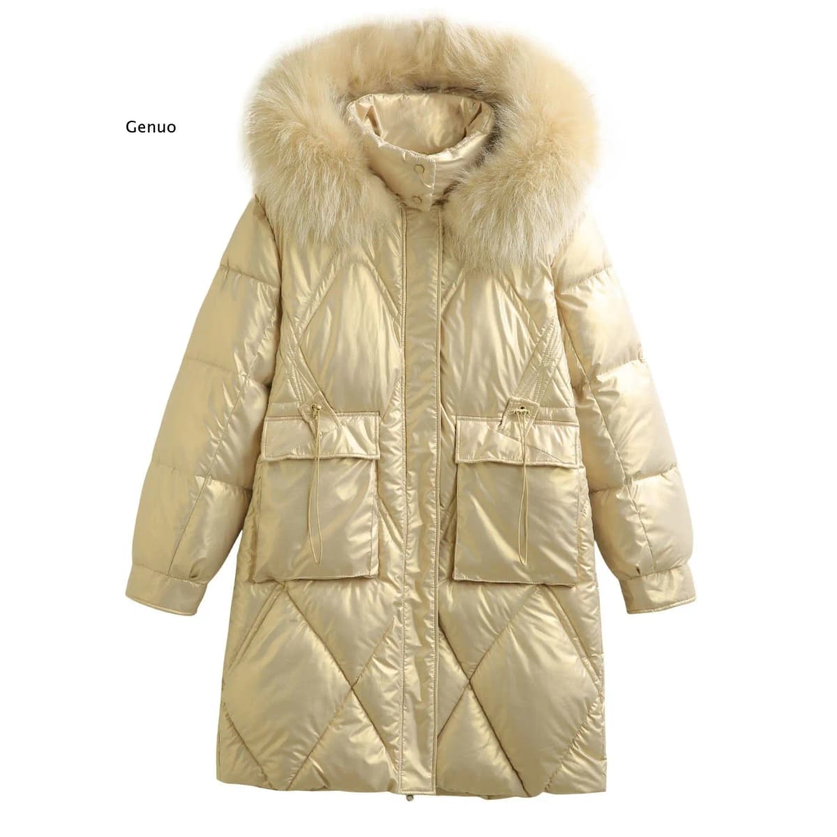 Autumn Winter Jacket Women Parka Warm Thick Long Down Cotton Coat Female Loose Oversize Hooded Women Winter Coat