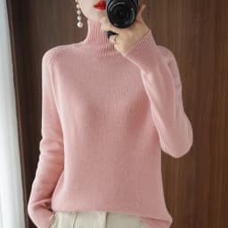 DY Turtleneck Cashmere sweater women winter cashmere jumpers knit female long sleeve thick loose pullover