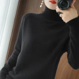 DY Turtleneck Cashmere sweater women winter cashmere jumpers knit female long sleeve thick loose pullover