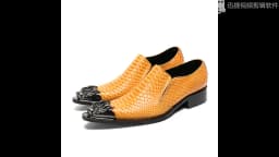 Christia Bella British Yellow Genuine Leather Men Shoes Fashion Male Wedding Dress Shoes Slip on Business Office Shoes Plus Size
