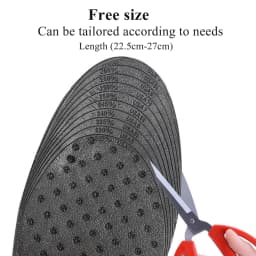 EiD 3-9cm Invisible Height Increase Insole Cushion Height Lift Adjustable Cut Shoe Heel Insert Taller Support Absorbant Foot Pad