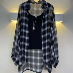Women's Chiffon T-shirt Letter Plaid Tee Shirts Female Summer Loose Top Long Sleeve T-shirts See Through Thin Tops Coat