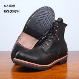 XW400 RockCanRoll Super Quality Size 35-52 Handmade Goodyear Welted Durable Italian Cowhide Boots Custom Made Available