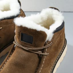 ZFTL Men's Winter Warm Wool Snow Boots Basic boots men Bread shoes Thick casual men's cotton boots Male Non-slip Lace up boots