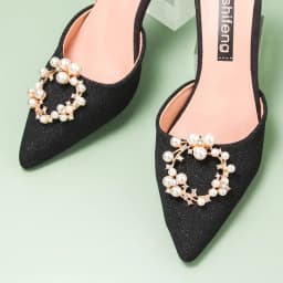 Pearl shoe buckle accessories high heel shoe buckle square drill buckle removable wedding shoes decorative buckle shoe flower