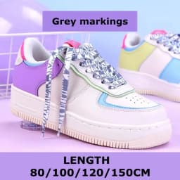 Flat Shoelaces Rainbow Color Shoe Laces Casual Canvas Shoes Colorful Shoelace Print Gradient Suitable for All Unisex New 1Pair
