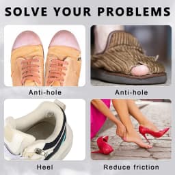Hole In Cobbler Sticker Back Sneaker Lined with Anti-Wear After Heels Stick Foot CareInsoles Heel Repair Subsidy Sticky Shoes,