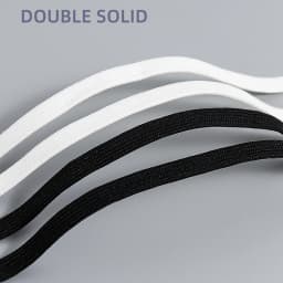 1Pair Classic Shoelaces Flat Black White Shoe Lace Double Fabric Non-slip Polyester Laces Casual Sport Shoestrings 100/120/140CM