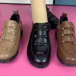 Women's Fashion Artificial Leather Flats Breathable Loafers Moccasin Spring Summer Leisure Shoes for Females