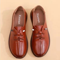 Lace Up Flats Women's Oxfords Split Leather Shoes Female Designer Loafers Woman Black Slip Ons Ladies Driving Shoes Retro Loafer