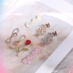Shoelaces Decoration Metal Shoelace Buckle Pearl Bow Shoe Accessories Shiny Rhinestones Women Shoes Decorative Accessory 1Pcs
