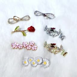 Shoelaces Decoration Metal Shoelace Buckle Pearl Bow Shoe Accessories Shiny Rhinestones Women Shoes Decorative Accessory 1Pcs