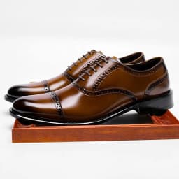 ZFTL Men's Dress shoes Man Oxford Shoes Brogue Carved Business shoes Male Wedding Banquet shoes Men's Genuine Leather Retro shoe