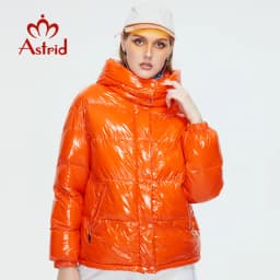 Astrid 2022 Winter Women's Parkas Oversize Thick Cotton warm Jacket Female Coats with Hooded Fashion padded Casual Loose Outwear