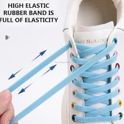 New Magnetic Lock No Tie Shoe Laces Elastic ShoelacesFor Sneake Without Ties Shoelace on Magnets Kids Adult Boots Sneakers Laces