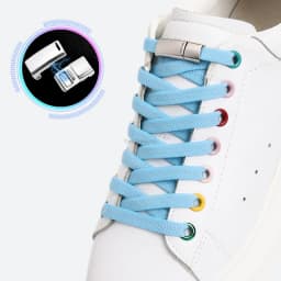 New Magnetic Lock No Tie Shoe Laces Elastic ShoelacesFor Sneake Without Ties Shoelace on Magnets Kids Adult Boots Sneakers Laces