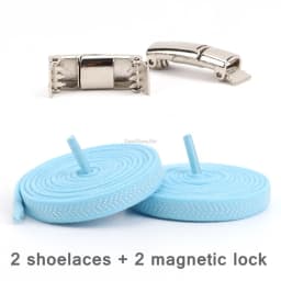 New Magnetic Lock No Tie Shoe Laces Elastic ShoelacesFor Sneake Without Ties Shoelace on Magnets Kids Adult Boots Sneakers Laces