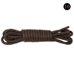 1Pair Cotton Waxed Leather Shoe Round Waxing Shoelaces Durable Polyester Shoelaces Boots Lace Waterproof Leather Shoelace18Color