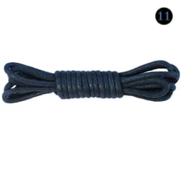 1Pair Cotton Waxed Leather Shoe Round Waxing Shoelaces Durable Polyester Shoelaces Boots Lace Waterproof Leather Shoelace18Color