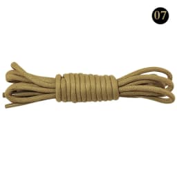 1Pair Cotton Waxed Leather Shoe Round Waxing Shoelaces Durable Polyester Shoelaces Boots Lace Waterproof Leather Shoelace18Color