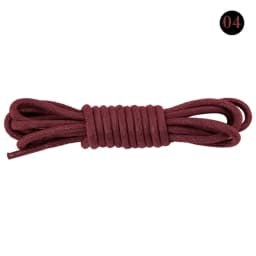 1Pair Cotton Waxed Leather Shoe Round Waxing Shoelaces Durable Polyester Shoelaces Boots Lace Waterproof Leather Shoelace18Color