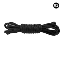 1Pair Cotton Waxed Leather Shoe Round Waxing Shoelaces Durable Polyester Shoelaces Boots Lace Waterproof Leather Shoelace18Color