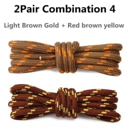 Round Hiking Sports Shoelaces Durable Polyester Shoe Laces Outdoor Sneakers Boots Laces for Shoes Accessories 100/120/140/160cm