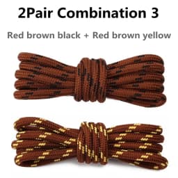 Round Hiking Sports Shoelaces Durable Polyester Shoe Laces Outdoor Sneakers Boots Laces for Shoes Accessories 100/120/140/160cm