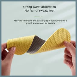 Arch Support Foot Sports Insoles Ultra-thin Soft-soled Shoe Cushion Latex Insole Breathable Sweat-absorbing Pads Inserts 1 Pair
