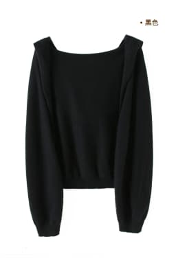 South Korea Dongdaemun pure wool hooded shawl with women's versatile knitwear cashmere cape jacket