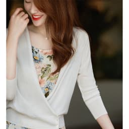 versatile cashmere knit cardigan women spring and Autumn style seven minutes sleeve thin wool sunscreen coat loose top