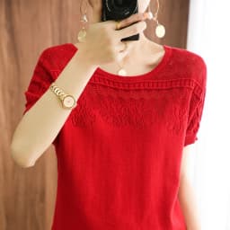 100% pure cotton short-sleeved summer new pullover vest ladies O-neck knitted loose T-shirt m free shipping for women