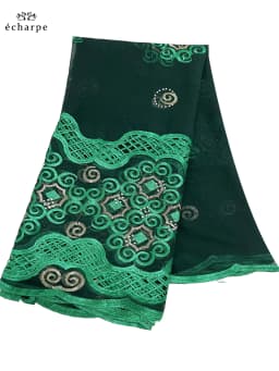 New Style African Muslim Headite Cotton Embroidered Scarf Dubai Headscarf Shawl Islamic Ramadan Hijab Prayer Scraf
