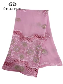 New Style African Muslim Headite Cotton Embroidered Scarf Dubai Headscarf Shawl Islamic Ramadan Hijab Prayer Scraf