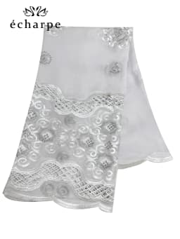 New Style African Muslim Headite Cotton Embroidered Scarf Dubai Headscarf Shawl Islamic Ramadan Hijab Prayer Scraf