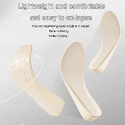 Insoles for Shoes Breathable Heighten Heel Insert Pad Cushion Unisex Height Increase Insole Boost Man Women's Shoes Sneakers New