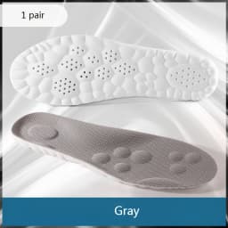 PU Massage Sport Insoles For Shoes Men Antibacterial Deodorant Running Insole for Feet Shock Absorption Sole Non Slip Shoe Pads