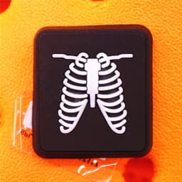 Original 1pcs Band-aid PVC Shoe Charms Decorations Pins Chest X-ray Designer Shoes Buckle Accessories Clog Badges Accessory