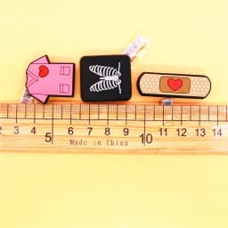 Original 1pcs Band-aid PVC Shoe Charms Decorations Pins Chest X-ray Designer Shoes Buckle Accessories Clog Badges Accessory