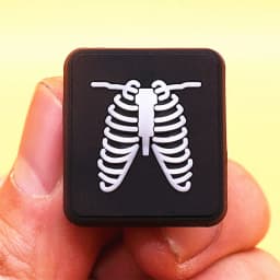 Original 1pcs Band-aid PVC Shoe Charms Decorations Pins Chest X-ray Designer Shoes Buckle Accessories Clog Badges Accessory