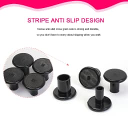 High Heel Protectors Glittery Clear Heel Stoppers Heel Repair Caps Covers for Women Shoes Non-slip Shoe Accessories 2PC