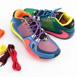 Round Elastic Shoelaces for Sneakers Metal Head Shoe Laces Outdoor Leisure Shoelace for Women Man Shoestrings Accessories 1 Pair