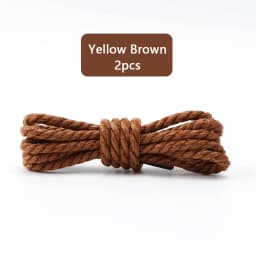 Round Shoelaces Waxing Waterproof Cotton Shoe Laces Used for Boots Casual Leather Unisex Shoelace Twist Shoes Lace Accesories