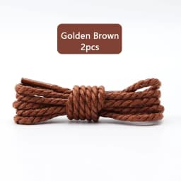 Round Shoelaces Waxing Waterproof Cotton Shoe Laces Used for Boots Casual Leather Unisex Shoelace Twist Shoes Lace Accesories
