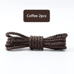 Round Shoelaces Waxing Waterproof Cotton Shoe Laces Used for Boots Casual Leather Unisex Shoelace Twist Shoes Lace Accesories