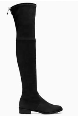 Winter Girls Black Elastic Patent Leather Over The Knee Thigh Boots Woman Round Toe Slim Slip On Long High Top 35 MM Botas Shoes