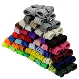 300cm 118in Extra Long Round Shoelaces Blue Red Polyester Ropes Laces 5mm Dia Shoestrings For High Leg Boots Sport Roller Skates